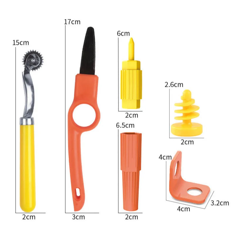 Kids Construction Tool Set with Cardboard Cutter and Toolbox