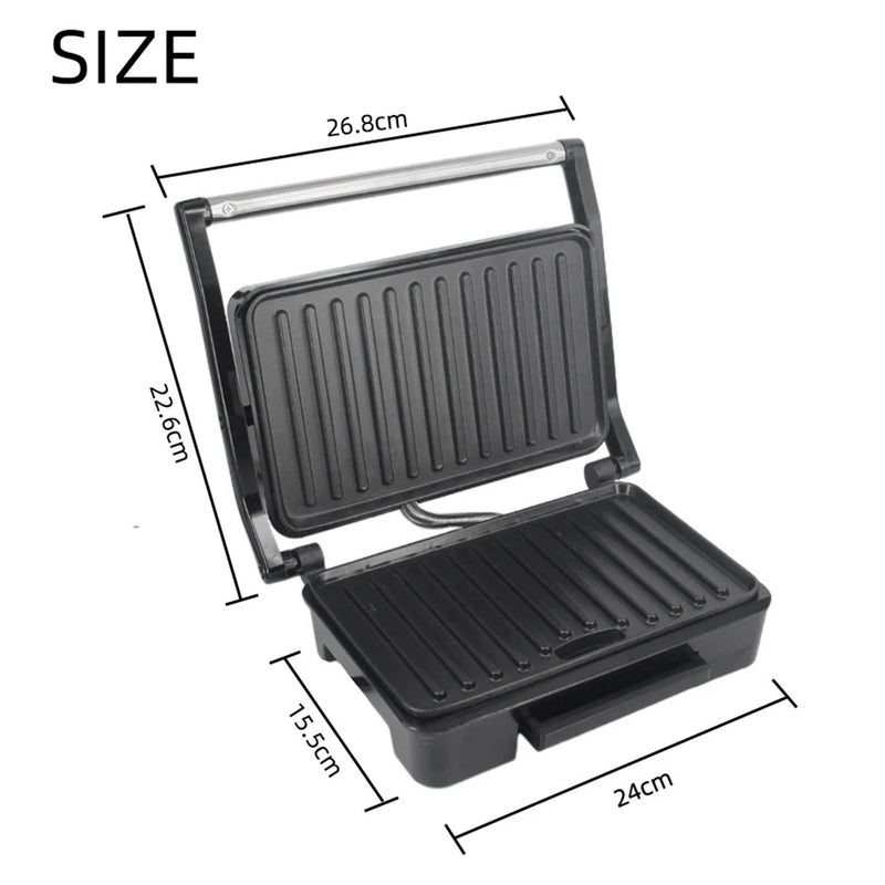 Compact Electric Panini Press & Sandwich Maker