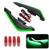 Motorcycle Front Side Spoiler Winglets with LED Light