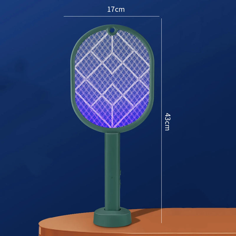 2-in-1 Electric Mosquito Swatter with UV Light