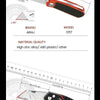 Folding Utility Knife with Replaceable Blade and Safety Lock