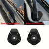 Two black anti-leak dust protectors designed to cover wiper arm holes for dust protection.