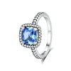 Sterling Silver Heart Ring with Cubic Zirconia