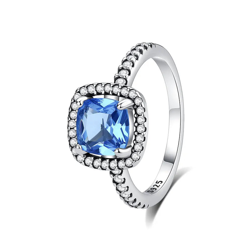 Sterling Silver Heart Ring with Cubic Zirconia