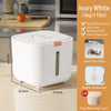 Airtight Rice Storage Container with Double Silicone Seal and Recessed Latch