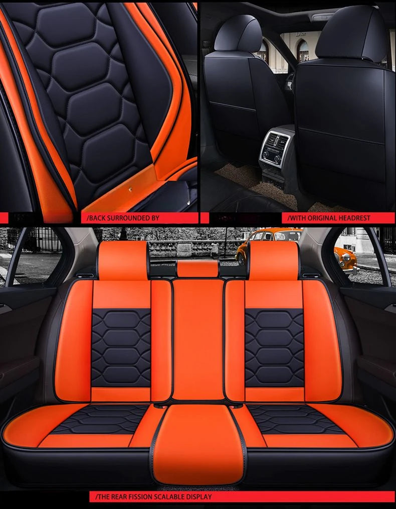 Luxury Universal Car Seat Cover Set – Full Front & Rear Protection