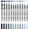 12-Piece Acrylic Paint Marker Set with Brush Tips