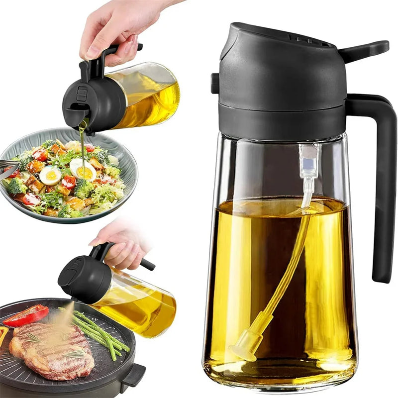 Öl-Sprühflasche & Gießkanne aus Glas