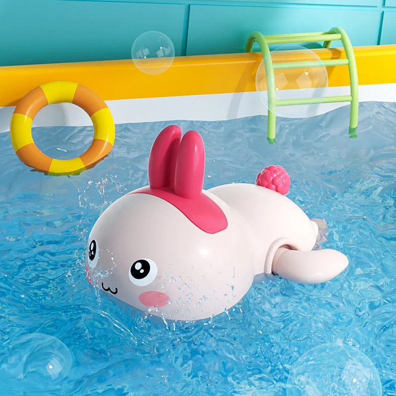 Wind-Up Swimming Animal Bath Toys for Toddlers