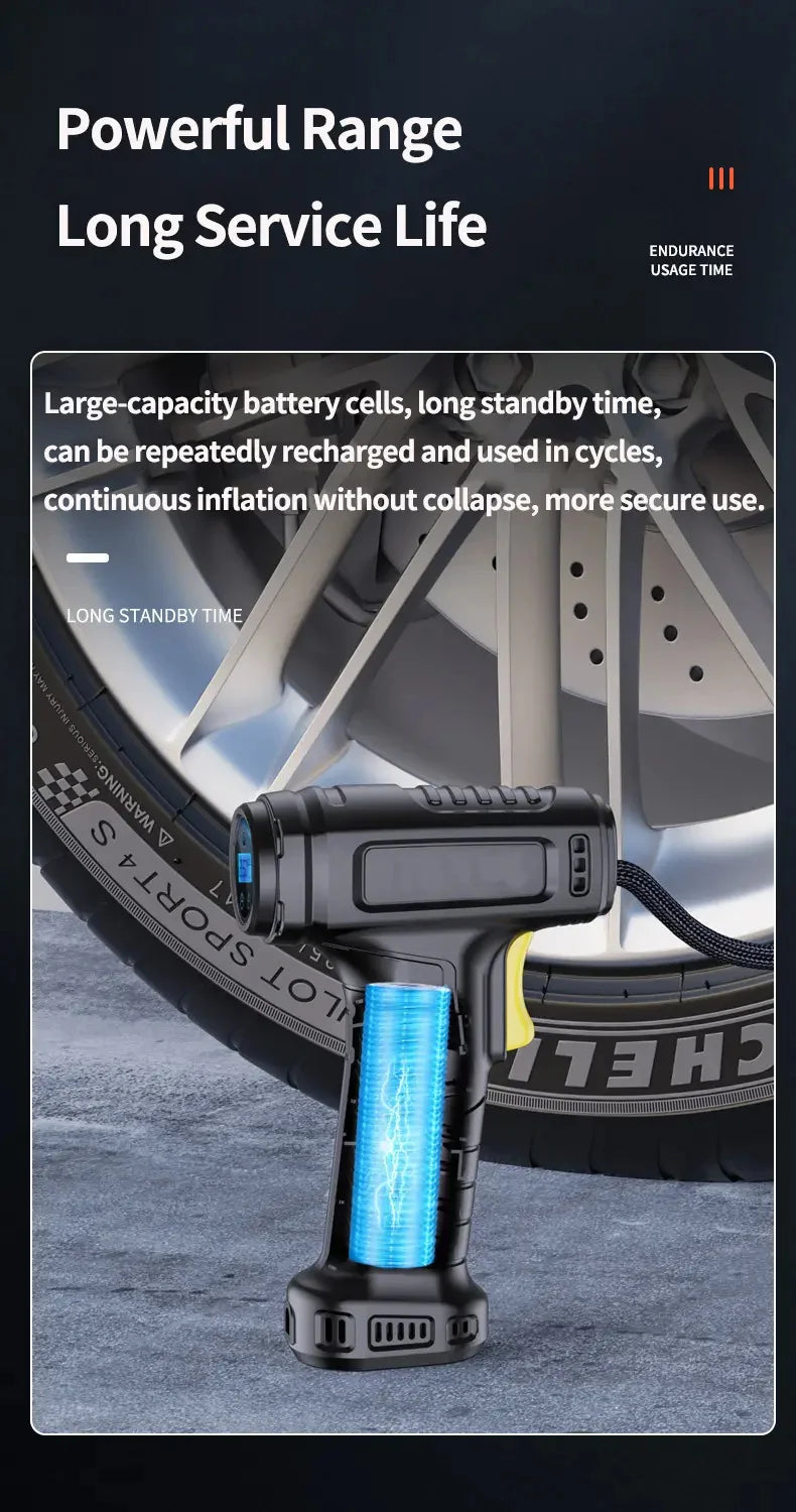 High-Performance Portable Air Compressor with Digital Display