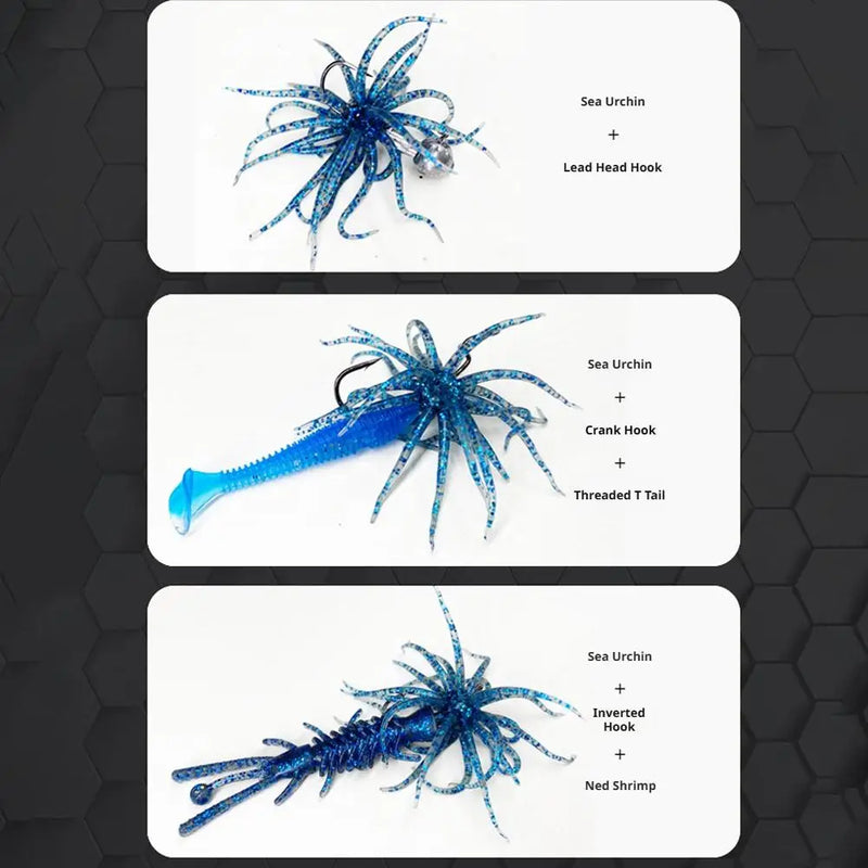 Soft Sea Urchin Fishing Lure