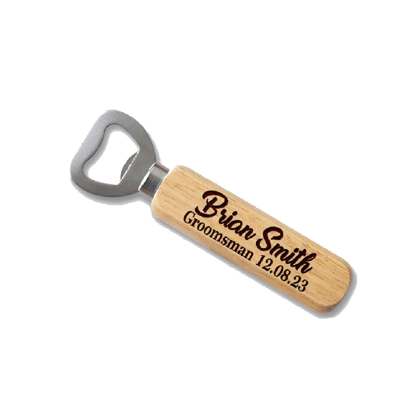 Personalized Wooden Bottle Opener