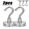 Magnetic Hooks for Metal Surfaces (5-Pack)