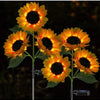 Solar-Powered LED Sunflower Garden Light