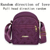 Quilted Nylon Crossbody Bag