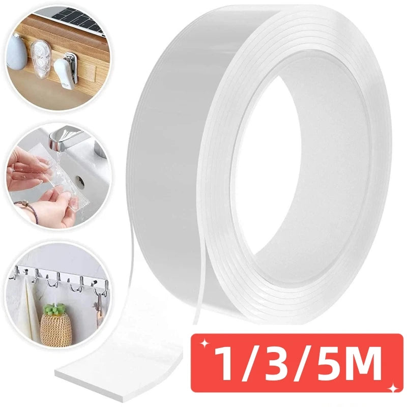 Invisible Nano Double-Sided Tape - Reusable & Waterproof
