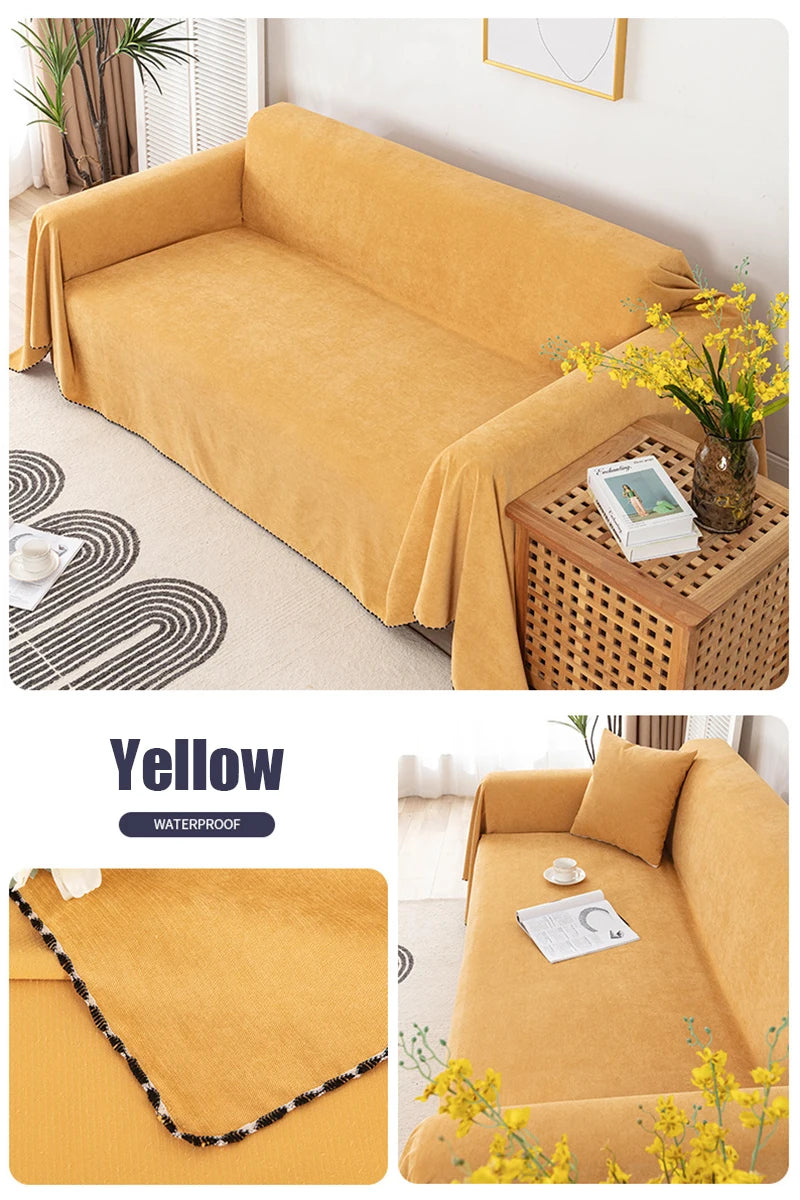 Waterproof Sofa Cover with Anti-Scratch Protection