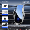 150W Magnetic Wireless Car Charger Mount with Auto-Clamping Cradle