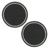 Non-Slip Silicone Car Cup Holder Coasters (Set of 2)