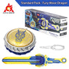 Infinity Nado Spirit Wind Panda Metal Spinning Top Set with Sword Launcher