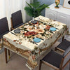 Floral Lace Tablecloth with Elegant European Print