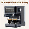 Professional Espresso & Cappuccino Maker with Milk Frother