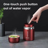 316 Stainless Steel Insulated Food Jar with Foldable Spoon