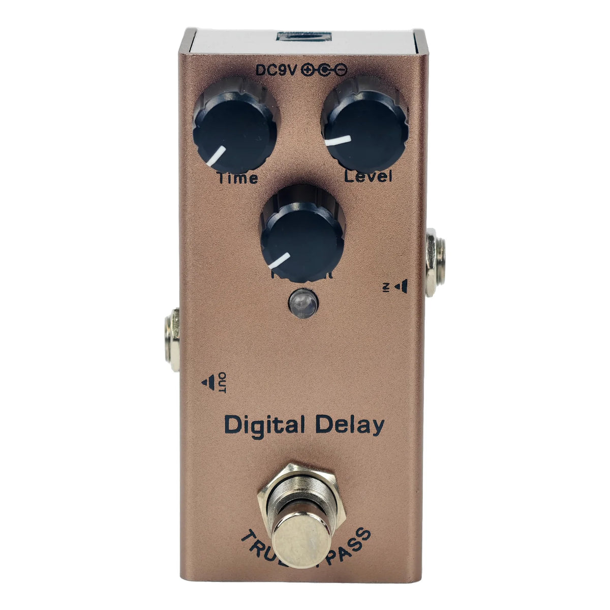 Compact Guitar Effects Pedal with 10 Classic Effect Modes