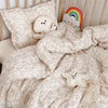 Vintage Floral Cotton Muslin Baby Quilt