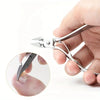Stainless Steel Cuticle Nipper & Pusher Set for Precision Nail Care