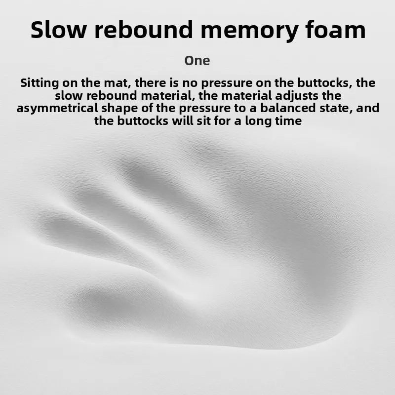 Cooling Memory Foam Seat Cushion with Lumbar Support