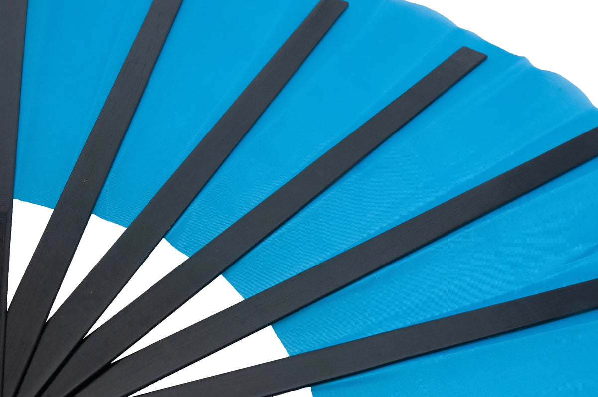 Traditional Bamboo Tai Chi Performance Fan with Protective Cover