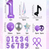 33-Piece K-Pop Music Theme Balloon Pillar Set for Party Decor