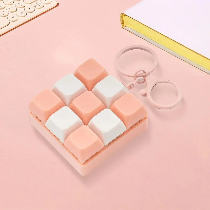 Mini Keyboard Fidget Keychain