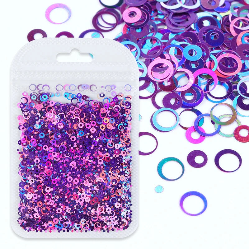 Mirror Bubble Sequins for Resin Art and DIY Crafts