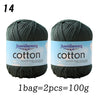 Premium 100% Cotton Yarn – Medium-Fine Weight for All-Season Knitting