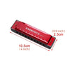 10-Hole Diatonic Harmonica in C with Protective Case
