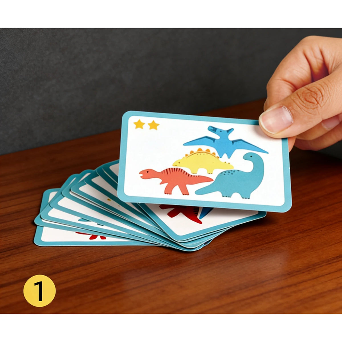 Wooden Dinosaur Stacking Game for Kids