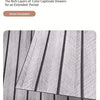 Close-up view of clear texture wallpaper showing fine vertical lines and wood grain patterns.