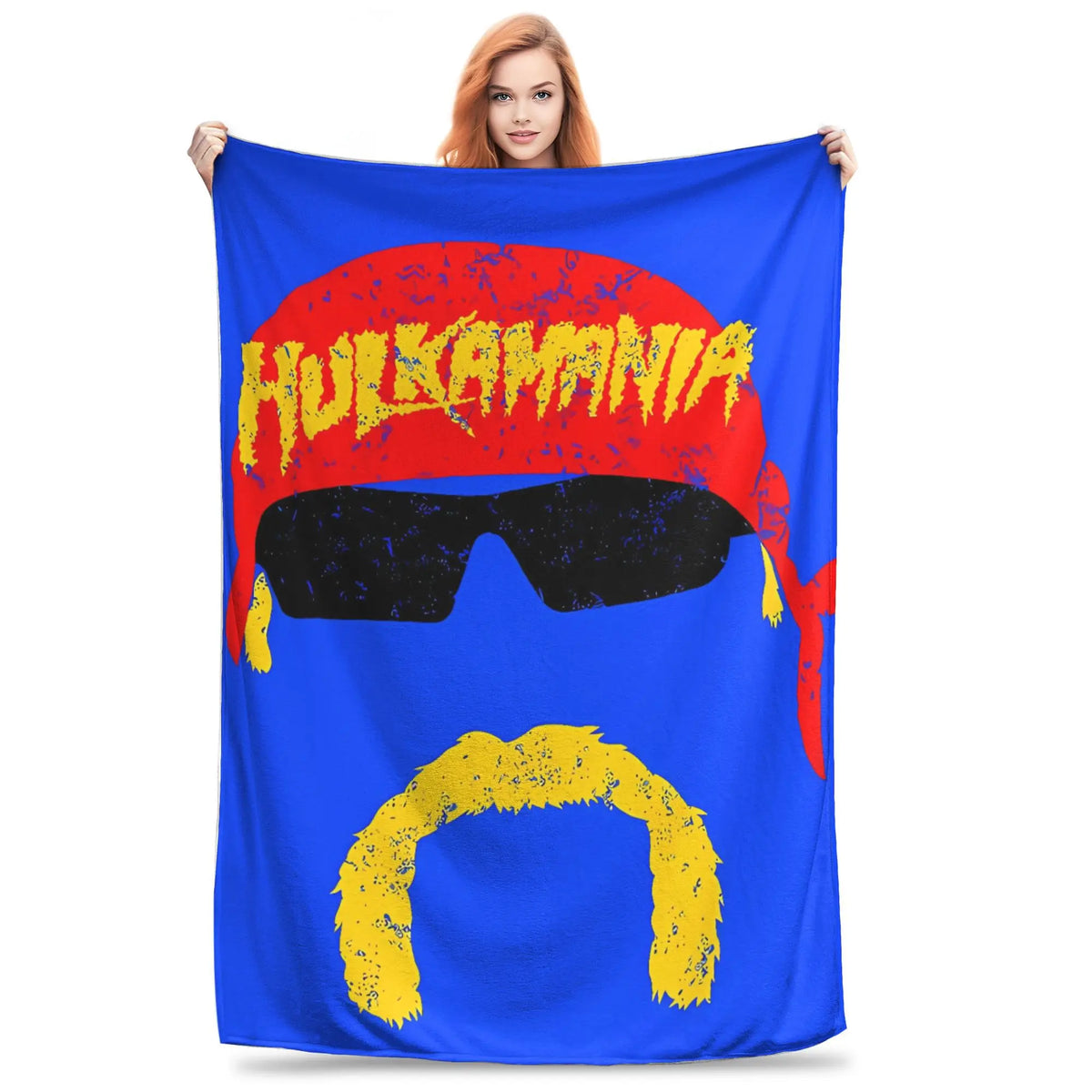 Hulk Hogan Themen-Plüsch-Flanelldecke