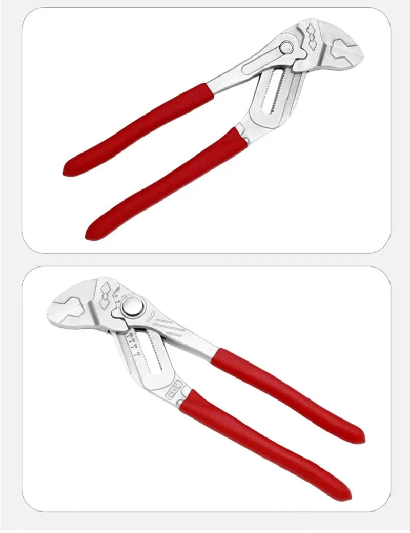 10-Inch Multifunctional Adjustable Wrench Pliers