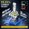 Ultra-Bright LED Headlight Bulbs with Canbus Technology (Pair)