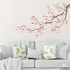 Peach Tree Branches Bird Cage Wall Decal