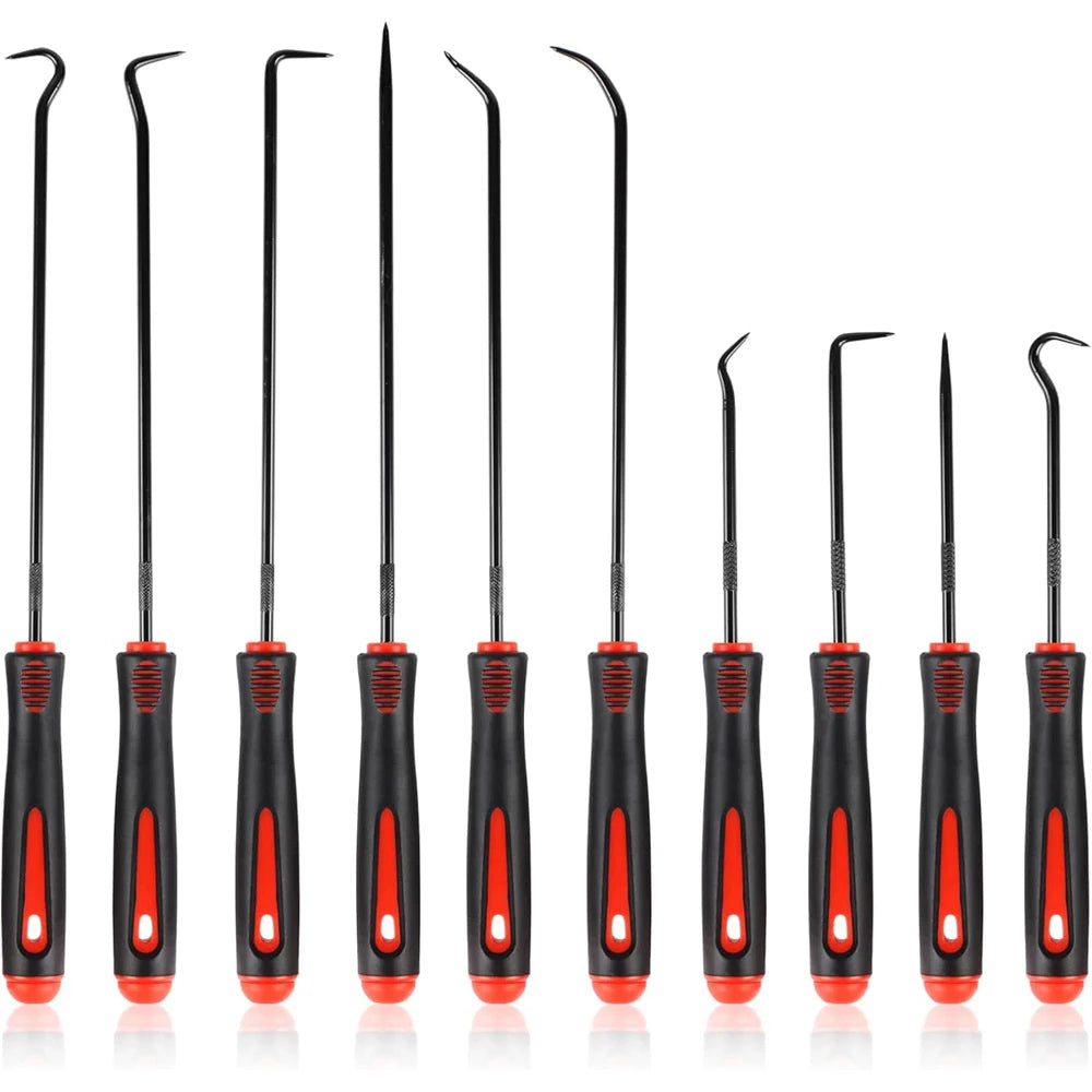 4-Piece Oil Seal Hook Removal Tool Set for O-Rings and Gaskets