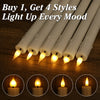 LED Flameless Taper Candles with Remote Control