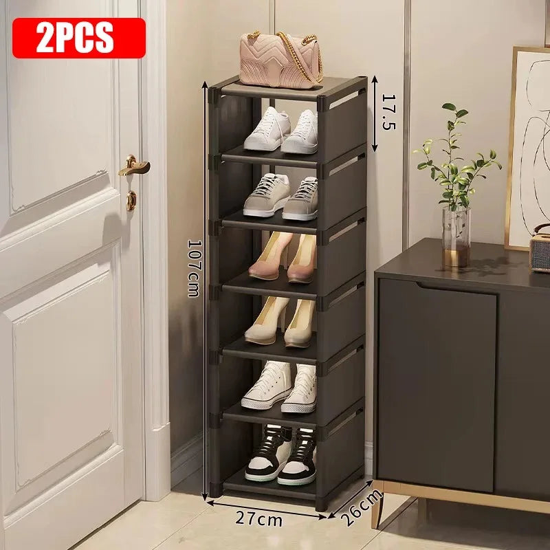 Stackable Fabric Shoe Rack