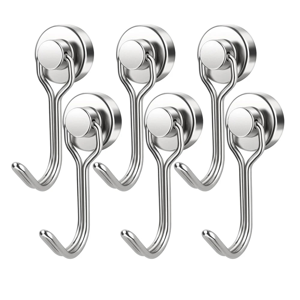 Heavy Duty Magnetic Swivel Hooks with Neodymium Magnet
