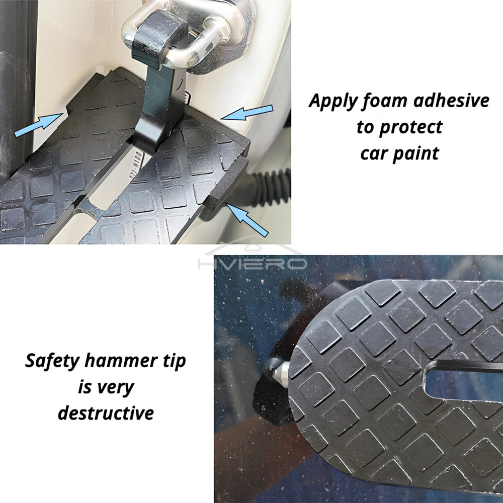 Foldable Aluminum Alloy Car Roof Access Step
