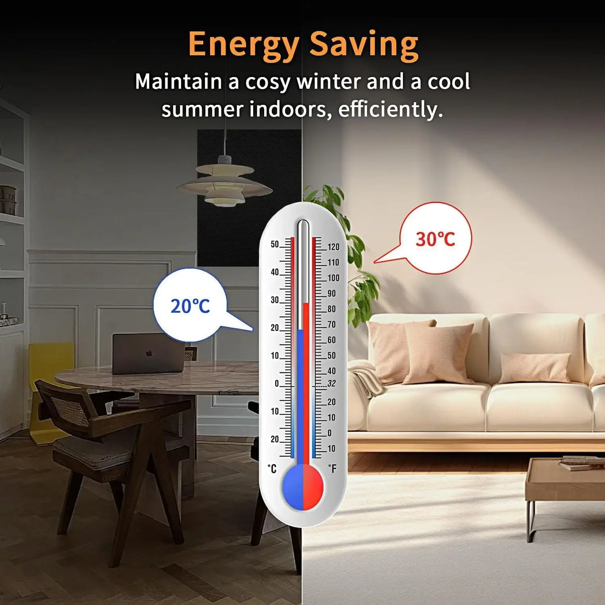No-Drill Self-Adhesive Blackout Curtain