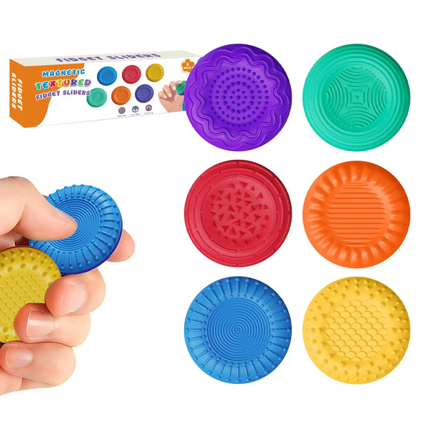 Textured Magnetic Fidget Slider for Stress Relief